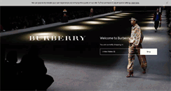 Desktop Screenshot of burberry.com